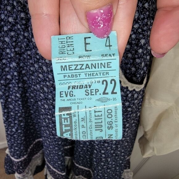 Gunne Sax by Jessica floral dress prairie vintage size 7 - Picture 7 of 14